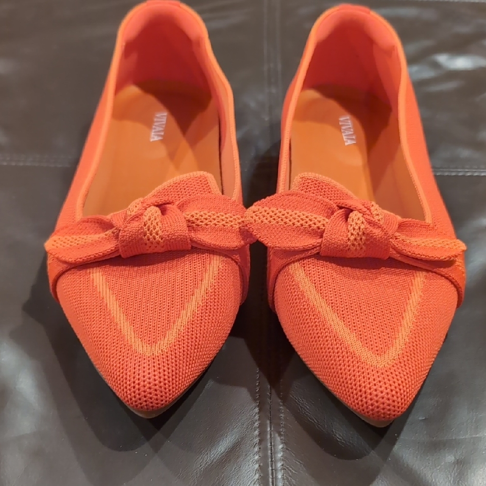 Women's Orange Flats